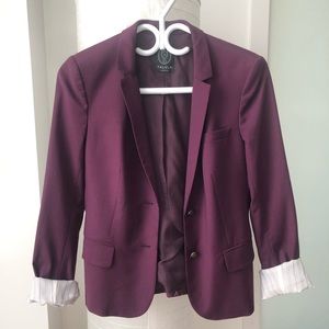 Aritzia Talula blazer in burgundy size 4
